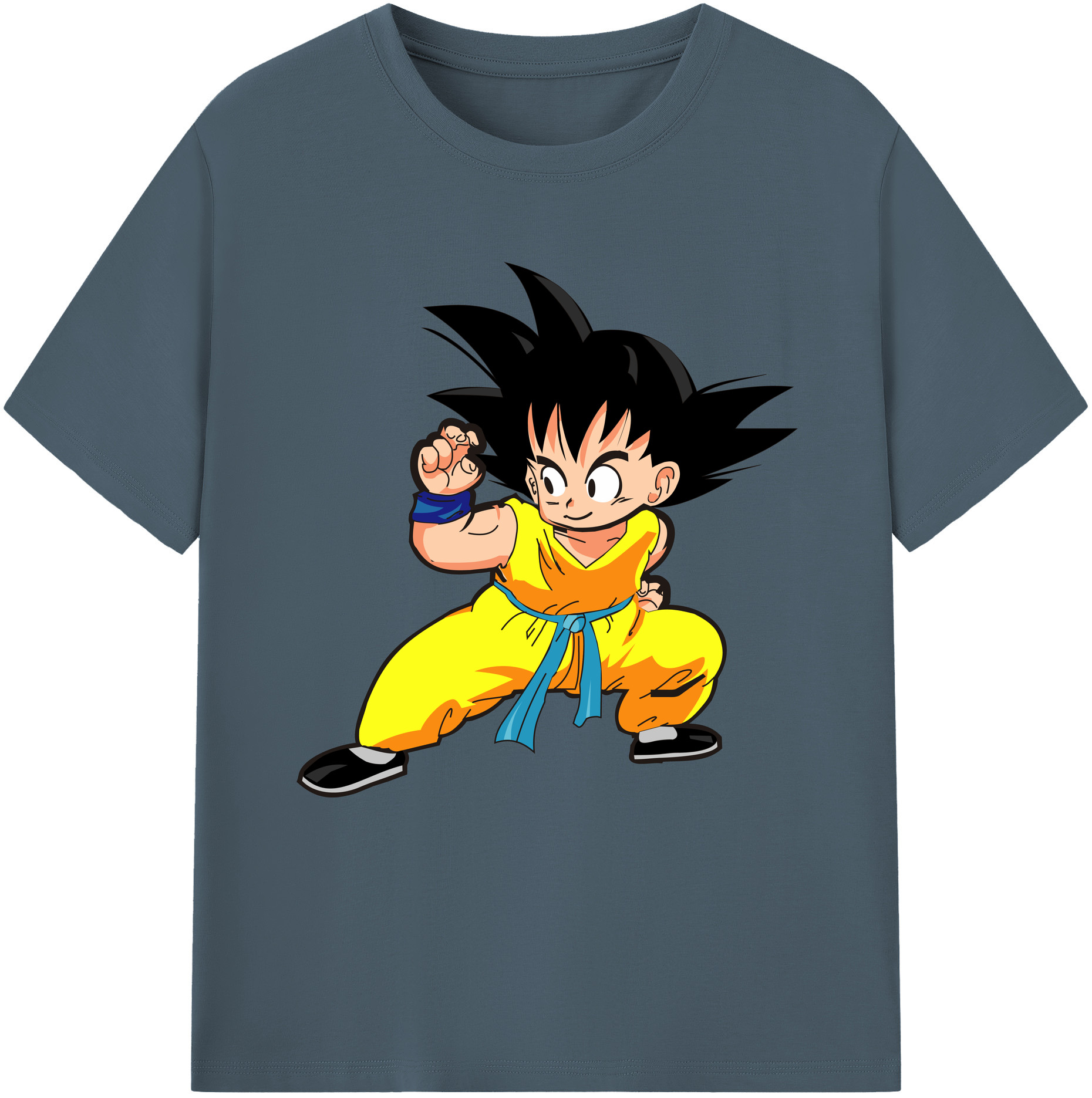 （画像用） ドラゴンボール 孫悟空（そん ごくう）Son Goku カカロット DRAGON BALL Kakarotto 綿100％半袖Tシャツ（フロントプリント）